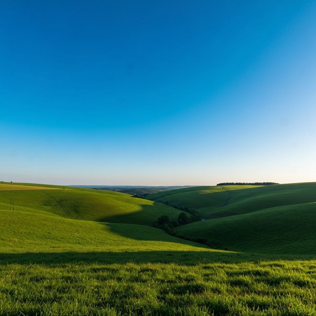 Peaceful nature landscape